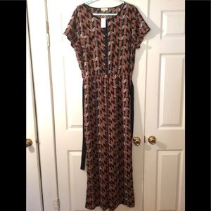 C.o.c. 3xL women’s abstract print jumpsuit NWT.